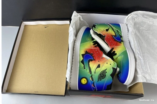 OG AIR JORDAN BALVIN’S MULTI-COLOR "J 1 J BALVIN" DC1786-125 DC1786-125 HIGH 0526